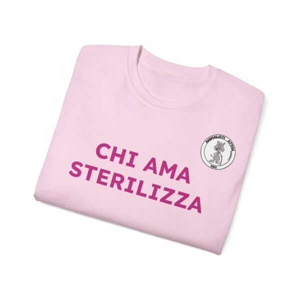 T-Shirt CHI AMA STERILIZZA - Rosa - immagine 4